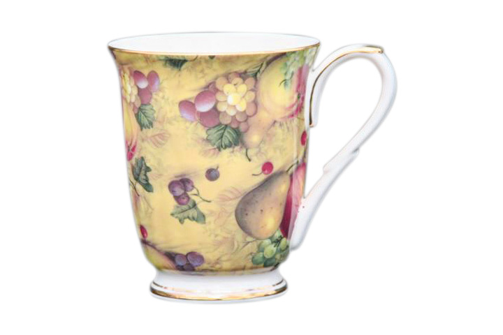 Country Fruit Chintz Beaker
